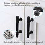 goldenwarm Black Cabinet Handles 25 Pack Black Drawer Pulls - LST18BK128 Kitchen Hardware for Cabinet Vintage Kitchen Hardware Handles Dresser
