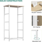 YITAHOME Dresser with 4 Drawers - Fabric Storage Tower, Organizer Unit for Bedroom, Hallway, Hallway, Closets - Sturdy Steel Frame, Wooden Top & Easy Pull Fabric Bins