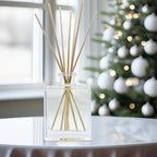 Urban Naturals Lemon Verbena Reed Diffuser Set with Reed Sticks – Tart Citrus with Bergamot & Greens – Sleek Rectangular Refillable Glass Bottle – Made in The USA