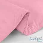 Utopia Bedding Comforter Duvet Insert, Quilted Comforter with Corner Tabs, Box Stitched Down Alternative Comforters King Size (Pink)