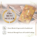 Hasegawa 永遠の今 | Hasegawa Original Low Smoke Japanese Incense Sticks | Agarwood & Sandalwood Blend | No Synthetic Fragrances (Mini, A Blend Agarwood & Sandalwood)