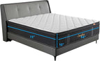Full Size Mattress,10 Inch Hybrid Full Mattress in a Box with Memory Foam & Individual Pocket Spring for Edge Support,Pressure Relief,Medium Firm,CertiPUR-US.