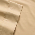 Queen Sheets Gold - 6 Piece 1500 Supreme Collection Fine Brushed Microfiber Deep Pocket Queen Sheet Set Bedding - 2 Extra Pillow Cases, Great Value, Queen, Camel