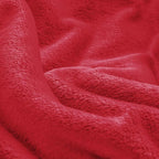 BEDELITE Big Fleece Blanket 120" x 120" (10' x 10'), Super Soft Fluffy Fuzzy Oversized King for Bed, Couch, Sofa, Camping, Extra Large Blanket Fits Your Whole Family, Red