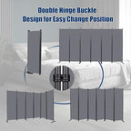 Room Divider 6FT Portable Room Dividers and Folding Privacy Screens, 132'' W Fabric Divider for Room Separation, 6 Panel Partition Room Dividers Freestanding Wall Divider Screen for Dorm Studio Office