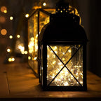 Homemory 2 Pack 33 Ft 100 LED Fairy Lights Battery Operated Christmas Lights with Remote Waterproof 8 Modes Firefly Twinkle String Lights for Christmas, Wedding Outdoor Decorations(Warm White)