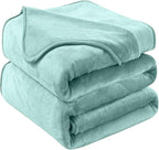 Soft King Size Blanket for All Season Warm Fuzzy Microplush Lightweight Thermal Fleece Summer Autumn Fall Winter Spring Blankets for King Calking Bed Couch Sofa,90x108 Inches,Sage Green