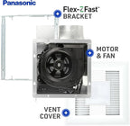 Panasonic FV-0510VSCL1 WhisperValue Multi-Flow Bathroom Fan, White