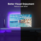 LED Lights for TV 65 Inch, TV Led Backlight,15ft Led TV Lights, USB Led Strip Lights for TV 65-75 inch with Remote, Room Led Lights for Bedroom Bluetooth, HDTV Mood Lighting, Gaming Room Decor
