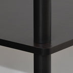 Furinno Turn-N-Tube No Tools 3D 3-Tier Entertainment TV Stand up to 50 inch TV, Round Tubes, Walnut