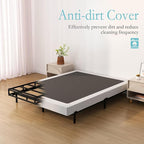 7 Inch California King Box Spring Bed Base, Low Profile Metal Cal King Box Spring with Fabric Cover, 3000 Lbs Max Weight Capacity Mattress Foundation, Noise-Free, Easy Assembly