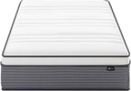 ZINUS 12 Inch True Support Hybrid Mattress [New Version], Twin, Fiberglass Free, Medium Feel, Motion Isolation, Certified Safe Foams & Fabric, Mattress in A Box