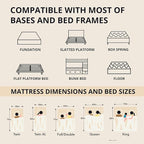 EGOHOME 14 inch Firm King Mattress, Memory Foam Mattress with Cooling Cover, Bed in a Box, CertiPUR-US Certified, Breathable and Supportive, Made in USA, 76''x80''x14'' Black