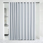 NICETOWN Verical Blinds for Living Room Bedroom Dining Sunroom Basement Wall Divider, Room Dividers Space Screens Partitions, Extra Large Blackout Curtain (1 Pack, 20ft Wide x 8ft Long, Cloud Grey)