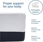 Cool Gel Chill 14 Inch Medium Firm Memory Foam Mattress King Size, with 2 Bonus Cool Gel Memory Foam Bed Pillows, 14" with Pressure Relief, CertiPUR-US Certified, Cooling King Mattress in a Box