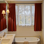 Lazzzy Velvet Blackout Curtains Thermal Insulated Room Window Drapes Super Soft Luxury Curtains for Living Room Bedroom Rod Pocket 2 Panels, Rust Red, 52" W x 72" L