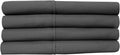 Twin XL Size Bed Sheets - 4 Piece 1500 Supreme Collection Fine Brushed Microfiber Deep Pocket Twin X-Large Sheet Set Bedding - 1 EXTRA PILLOW CASES, GREAT VALUE, Twin XL, Gray