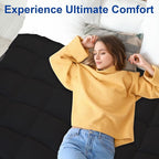 KAYFIA King Mattress Topper, Extra Thick Mattress Pad Cover for Deep Sleep,3D+7D Snow Down Alternative Fill Overfilled Plush Pillow Top Mattress with 8-23 Inch Deep Pocket-Black