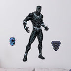 Wall Palz Marvel Black Panther Wall Decal - 29" Augmented Reality Black Panther Bedroom Decor Peel and Stick Vinyl Wall Stickers