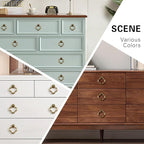 Cupboard Knobs Cabinet Knobs Drawer knobs, Zinc Alloy Gold Knobs for Dresser, Cupboard Knobs for Kitchen, Bathroom (Style E-12)