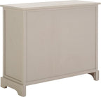 SAFAVIEH Home Collection Herman Vintage Grey 6-Drawer Wicker Basket Storage Unit, Fully Assembled (AMH5702A)