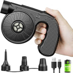 Portable Electric Air Mattress Pump, Rechargeable 4000mAh Battery Air Pump - Quick-Fill Air Inflator Deflator for Outdoor Camping Inflatable Bed Pool Boat Float Raft Swimming Rings Snow Tube