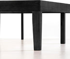 Mellow Naturalista Classic 16 Inch Solid Wood Platform Bed with Wooden Slats, Black, Twin