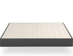 ZINUS Upholstered Metal and Wood Box Spring, 9 Inch Mattress Foundation, Easy Assembly, Fabric Paneled Design, Queen