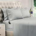 DREAMCARE King Size Sheets Set – 6 pcs Cooling Bed Sheets – up to 15” Deep Pocket King Sheet Set – 2500 Supreme Collection – Extra Soft 100% Brushed Microfiber Hotel Luxury with Side Pocket – L Gray
