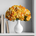 10PCS Faux Hydrangea Flower Hydrangea Artificial Flowers Hydrangea Bouquet Faux Flower Table Centerpieces for Home Wedding Bridal Bouquet Office Party DIY Floral Decor