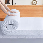 RISAR Memory Foam Mattress Topper California King Size Mattress pad 3’’ Inch High Density Mattress Cooling Gel Thick Topper for Back Pain Relief Best Soft Bed with Cover(72 x 84 inch)