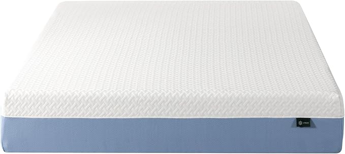 ZINUS 10 Inch Queen Cooling Essential Memory Foam Mattress [NewVersion], Fiberglass Free, Medium Feel, Breathable Cooling Layers, Certified Safe Materials