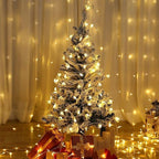 ANJAYLIA Star Lights 20 FT 40 LED Battery Operated String Lights with Remote for Bedroom Indoor & Outdoor, Party, Ramadan, Christmas and Wedding Decorations Warm White