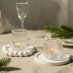 36pcs Votive Candle Holders, Clear Tea Light Candle Holder Glass for Diwali, 2x2.5inchs Candle Holders for Wedding, Table Centerpiece, Birthday and Holiday Decorations
