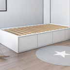 Hercules Bed Support Slats, Heavy-Duty Solid Pine Wood Bunkie Board, Xtreme, Queen Size - Wooden Mattress Frame and Platform - Easy Assembly for Beds