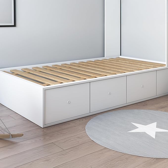 Hercules Xtreme Heavy-Duty Solid Pine Wood Platform Bed Support Slats, King Size - Mattress Support, No Box Spring or Bunkie Board Needed, Easy Assembly