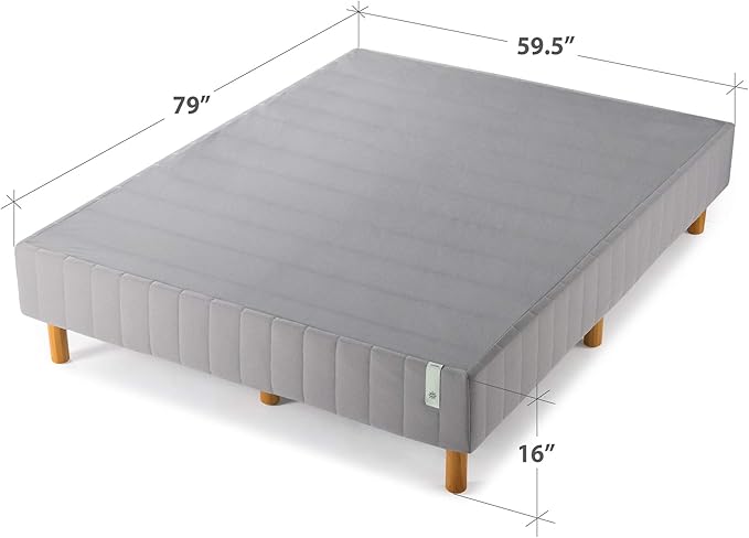 ZINUS GOOD DESIGN Award Winner Justina Metal Mattress Foundation, 16 Inch Platform Bed, No Box Spring Needed, Queen