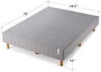 ZINUS GOOD DESIGN Award Winner Justina Metal Mattress Foundation, 16 Inch Platform Bed, No Box Spring Needed, Queen