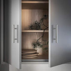 HBL' 40 Pack | 3 Inch Center to Center Brushed Nickel Cabinet Pulls Kitchen Cabinet Handles,Made of Stainless Steel,Ideal for Cabinet,Drawer,Cupboard and Wardrobe.