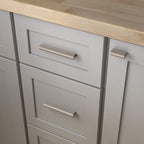 Franklin Brass Adjusta-Pull (5-Pack) Adjustable Drawer Pulls | Fits 1 to 4 Inch Hole Centers | Satin Nickel Cabinet Handles| Modern Arch P43970K-SNM-CP