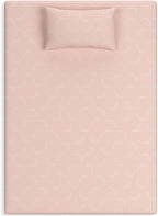 Signature Design by Ashley Full Size iKidz 7 Inch Firm Gel Memory Foam Mattress with Stretch Knit Cover & Pillow Included, Pink Coral, Fiberglass Free, Mattress in A Box