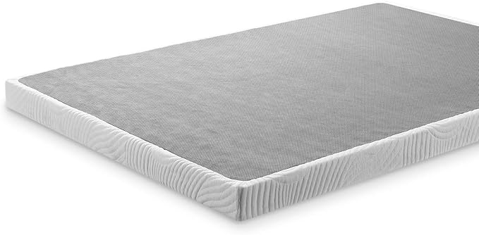 ZINUS Quick Lock Metal Smart Box Spring, 4 Inch Mattress Foundation, Strong Metal Structure, Easy Assembly, Twin, White