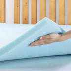 Best Price Mattress 1.5 Inch Ventilated Memory Foam Mattress Topper, Cooling Gel Infusion, CertiPUR-US Certified, Dorm Essentials, King