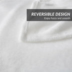 Bedsure GentleSoft Fleece Blanket Twin Size White - 300GSM Lightweight Plush Fuzzy Cozy Soft Warm Blanket for Bed, Sofa, Couch, Travel, Camping, 60x80 inches