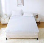 MUXHOMO 2 Inch 7-Zone King Mattress Topper, Egg Crate Foam Mattress Topper King Size for Back Pain, Lavender Cooling Gel Infused Bed Pad, CertiPUR-US and Oeko-TEX Certification (76"×80")