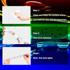 DAYBETTER SMD 5050 Remote Control Led Strip Lights 20ft, RGB Color Changing Led Strip with Remote Control for Room, Bedroom, Suitable for Home Decor, Living Room, Kitchen, Home Party Decoration, 24V