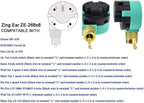 Ceiling Fan Switch ZE-268S6 3 Speed 4 Wire for Ceiling Fan Light Lamps and Wall Lights Pull Chain Switch Replacement On-Off with Pull Chain,1 Pack