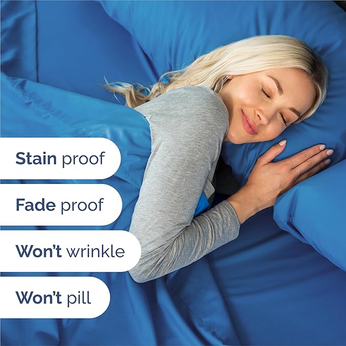 King 6 Piece Sheet Set - Comfy Breathable & Cooling - Ultra-Soft Hotel Luxury Bedding Set with 8-16 Inch Deep Pockets - 1 Flat & 1 Fitted Sheet & 4 Pillowcases - Wrinkle Free & Easy Care - Royal Blue