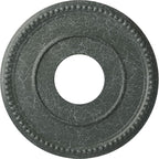 Ekena Millwork CM12BRAGC 12-1/2" x 3-7/8" x 3/4" Bradford Ceiling Medallion, Athenian Green Crackle