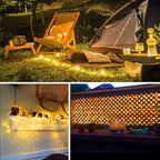 Moobibear LED String Lights, 99ft 300 LEDs Fairy Lights Plug in, Dimmable Outdoor Tree Lights, UL-Listed Warm White Copper String Lights Remote Control for Room Garden Party Christmas Festival Decor